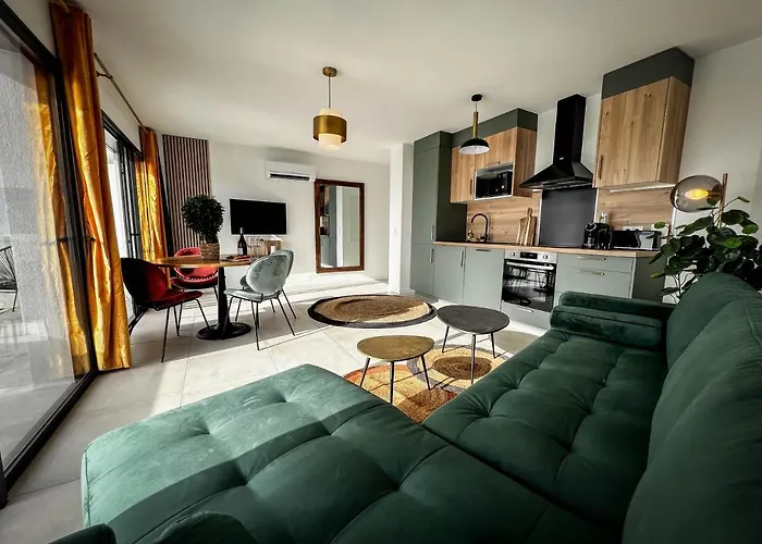 Apartmán Vacations - Terrasse, Piscine, Jacuzzi, Clim - By Tgb *