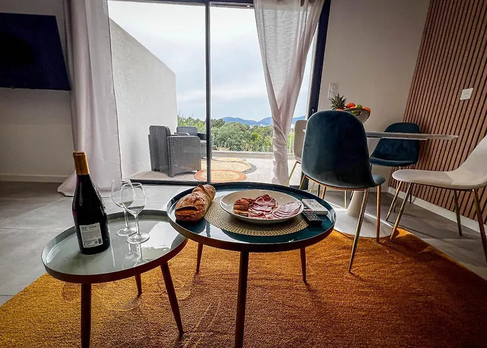 Vacations - Terrasse, Piscine, Jacuzzi, Clim - By Tgb * Porticcio (Corsica)